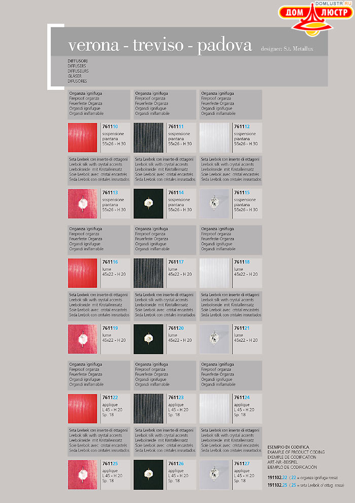 ������ ����������� Metallux ���.: 025